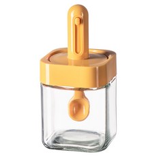 PINMOO 品沐 方形伸縮調味罐 黃色, 250ml, 1個