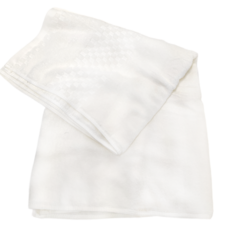 純棉浴巾 140 x 70cm, 經典白色, 2條