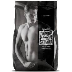 Italwax ​義朵熱蠟 男士專用短粗髮質熱蠟膜, 1個, 1kg