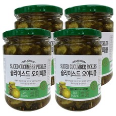 Ssenfood 切片酸黃瓜, 500g, 4個