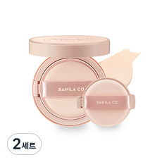 바닐라코 커버리셔스 파워 핏 롱웨어 쿠션 14g + 리필 14g 세트, 21 누가, 2개