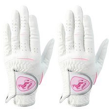 JAMA GOLF 女款Poker Face高爾夫手套 左手用, 白色