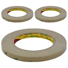 3M Scotch 薄型轉印雙面膠帶 9471 10mm x 50m, 半透明, 3個