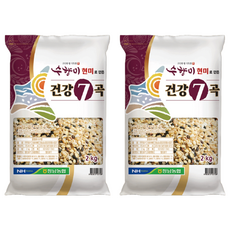 수향미 현미로 만든 건강 7곡, 2개, 2kg