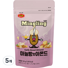 머거본 마늘빵맛 아몬드, 180g, 5개