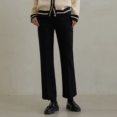 아틀리에나인 여성용 시그니처 윈터 부츠컷 팬츠 PT-5460