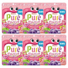 Kanro 甘樂 Pure-ring 軟糖 6入 隨機出貨, 378g, 1個
