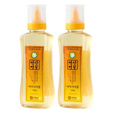 지리산한봉영농조합 국내산 아카시아 명산명꿀, 500g, 2개