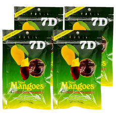 7D 초코 건망고, 80g, 4개