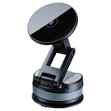 OMYCAR 真空吸盤磁吸手機支架, 黑色, 1個