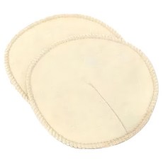 Babee Greens 100%有機棉絨 溢乳墊 原色, 2個, 1組