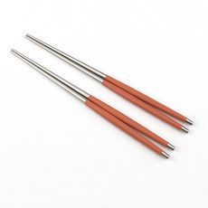 Bogen Le Bien 緞面餐具筷子, 2個, 胡蘿蔔橘, 單品