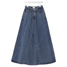 시크폭스 여성용 리아 맥시롱 데님 스커트 53SK683