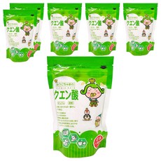 茶茶小王子 檸檬酸除垢清潔劑補充包, 輕鬆清除污垢, 不污染環境, 去除水垢、皂垢, 有效去除異味, 適用於熱水瓶、水垢(水龍頭/鏡子), 350g, 6包