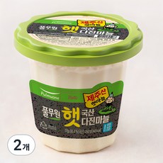 풀무원 다진마늘 용기, 260g, 2개