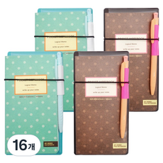 misoro 便條筆記本 1003 40張, 隨機出貨, 16個