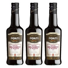 PONTI 巴薩米克香醋, 500ml, 3瓶