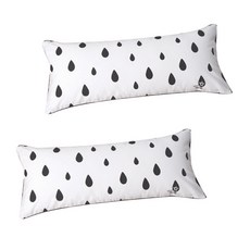 와이즈마마 순면 경추마이크로화이버 유아베개 2p, 뉴레인드롭