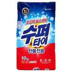 수퍼타이 베이킹소다 플러스 분말세제 리필, 10kg, 1개