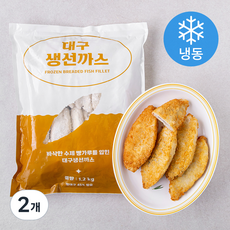 대구 생선까스 20ea (냉동), 1.2kg, 2개