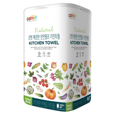 comet 潔淨原生紙漿廚房紙巾, 150張, 8捲