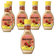 오뚜기 1000 아일랜드 드레싱, 250g, 6개