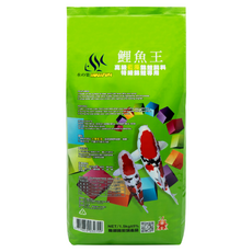 AQUAFUN 水之樂 鯉魚王藍藻錦鯉魚飼料, 1.5kg, 1包