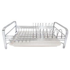 DAY&DAY 日日家居 桌上型碗盤架, 銀色, 1個