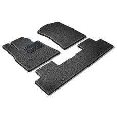 메이튼 차량용 코일 카매트 프리미엄 ver 2 발판 확장형 1열 + 2열 세트, 그레이, 기아 스포티지 NQ5 LPI (22년9월~)