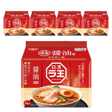 NISSIN 日清 拉王醬油拉麵 Set, 特色拉麵湯底 滑溜Q彈麵條 正宗日本拉麵, 25包