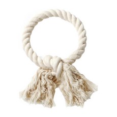 DoggyMan 多格漫 天然潔牙棉圈玩具 犬用, 85813, 1個