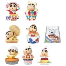 52TOYS 蠟筆小新 心點系列 盲盒8件組, 1套