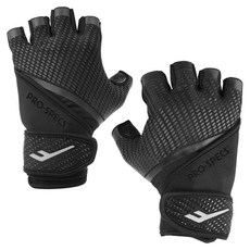 PRO-SPECS Essential 輕量雙層健身手套 雙手穿戴組, 1套, 黑色