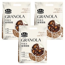 馬玉山 巧克力莓果穀脆，25公克x8包 Set, 200g, 3袋