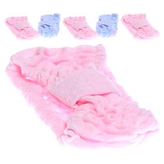 皺褶洗臉髮帶, 隨機出貨, 6入