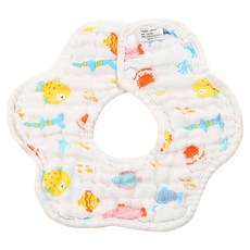 oceanbaby 花瓣八層紗寶寶圍兜 0~3歲