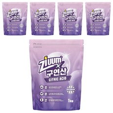 SUGAR BUBBLE Jium 粉末檸檬酸, 5個, 1kg