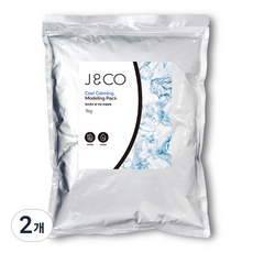제이엔코 모델링팩 쿨 카밍 1kg, 2개, 1개입