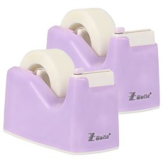 Zalzalio 迷你自動安全兒童膠帶分配器彩虹, 08淺紫, 2個