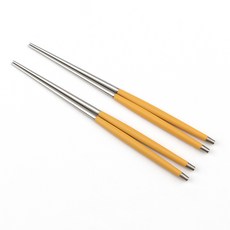 Bogen Le Bien 緞面餐具筷子, 2個, 芥末黃, 單品