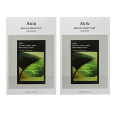 Abib 阿彼芙 台灣公司貨 口香糖面膜 魚腥草 控油淨膚 27ml, 10片, 2盒