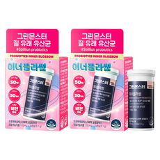 그린몬스터 질 유래 여성 유산균 이너블라썸, 30정, 2개
