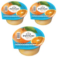 쁘띠첼 과일젤리 밀감, 210g, 3개