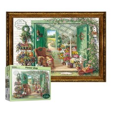 拼圖生活花店圖片拼圖 51 x 73.5 厘米 1000 件, 1000片, 1個
