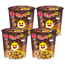 O taste 鯊魚寶寶炒年糕即食杯 炸醬口味, 116g, 4入