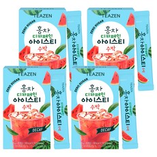 티젠 홍차 디카페인 제로슈가 수박 아이스티, 5g, 10개입, 4개