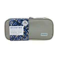 ABEL 力大牌 擴充式隨行筆袋 08702 21 x 9.5 x 3cm, 灰色, 1個