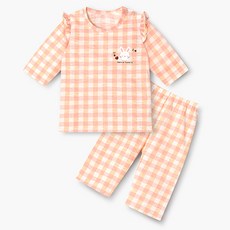 unifriend 兒童款Very Rabbit七分袖棉質上下套裝