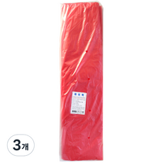 하이팩 야채봉투 적, 대(L), 80개입, 3개