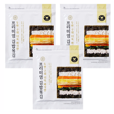 만전김 프리미엄 김밥용김 20매, 56g, 3개